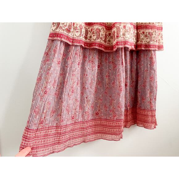 ZIMMERMANN | NWT | Juniper Floral Print Silk-Blend Tiered Maxi Dress | Sz 0 - Picture 6 of 14